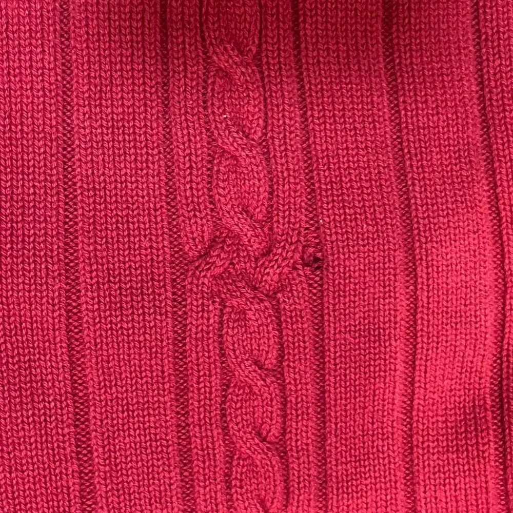 Iconic Y2K Red Cardigan With Collar And Buttons - Picture 5 of 6